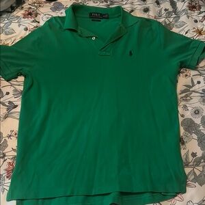 Polo by Ralph Lauren Men's Green Polo Shirt